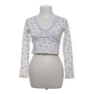 Topp (Vit, Blå) från Subdued Bomull, Elastan