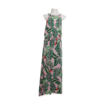 Dress (Green, Multicolored) from Lindex Kids Elastane, Viscose