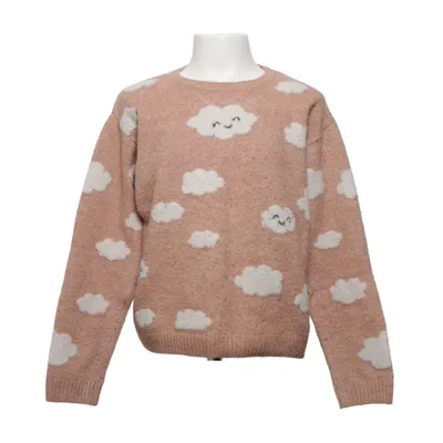 Sweater (Pink, Multicolored) from H&M Kids Polyester, Acrylic, Wool, Elastane