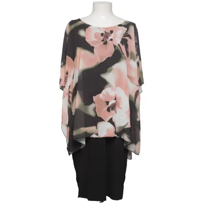 Jurk (Zwart, Roze, Wit) van Moda Italia