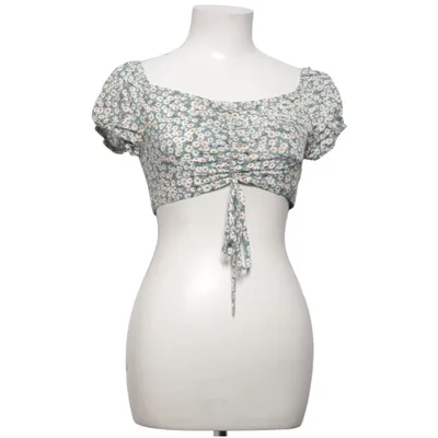 Crop top (Vert, Blanc, Jaune) de Zaful Polyester