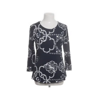 Lange mouwen shirt (Blauw, Wit) van Amalia Elastaan, Viscose