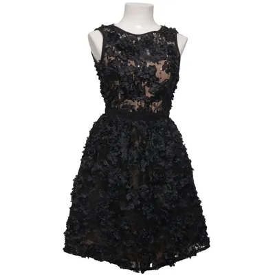 Cocktailjurk (Zwart, Beige) van Little Mistress Elastaan, Nylon, Polyester