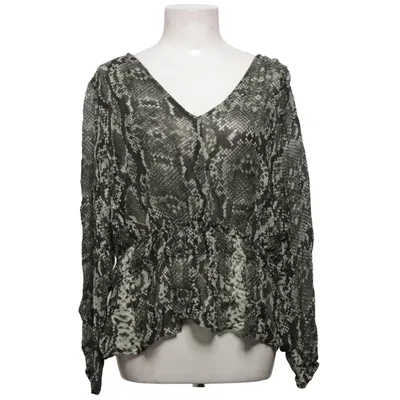 Blouse (Groen, Zwart) van H&M Viscose