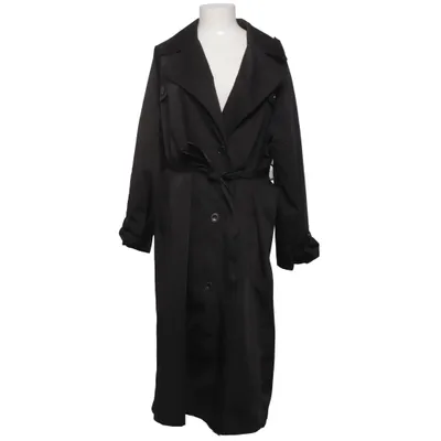 Raincoat (Black) from Meotine Polyester, Viscose