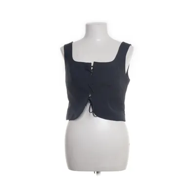 Crop top (Blå) fra Bella x About You Bomuld, Polyester