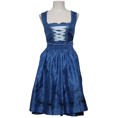 Dirndl (Blå) fra Turi Landhaus Polyester, Silke