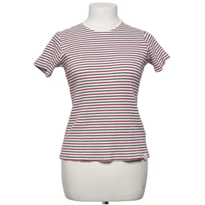 T-shirt (White, Red, Blue) from Cleptomanicx Cotton, Elastane