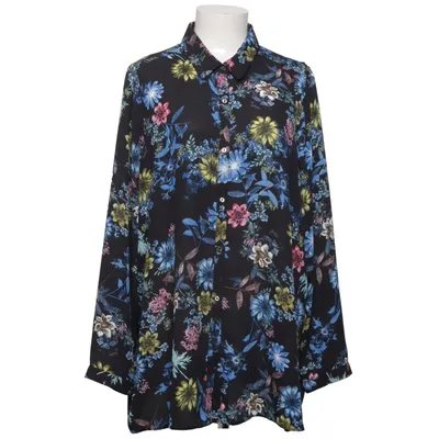 Bluse (Sort, Flerfarvet) fra George Polyester