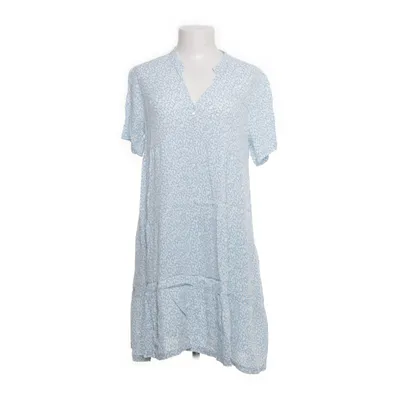 Kjole (Blå, Hvid) fra Ganni Viscose