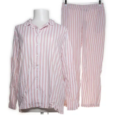 Pajamas (White, Pink) from Queentex Cotton