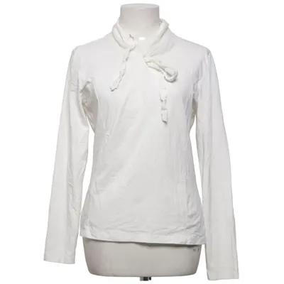 T-shirt à manches longues (Blanc) de Susskind Coton, Élasthane