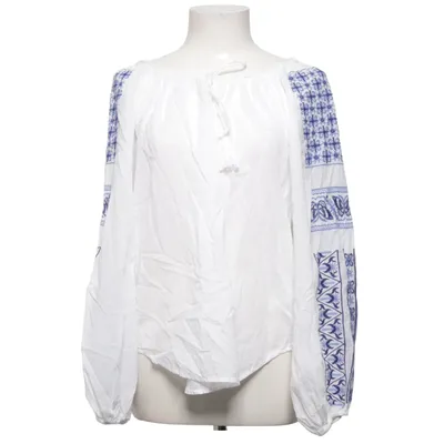 Blouse (White, Blue) from Odd Molly Organic cotton