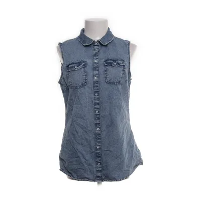 Spijker gilet (Blauw) van ONLY Blue Behavior Katoen