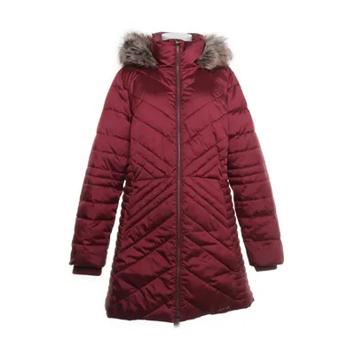 Winterjas (Rood) van Lands' End Polyester, Imitatiebont, Acryl, Elastaan