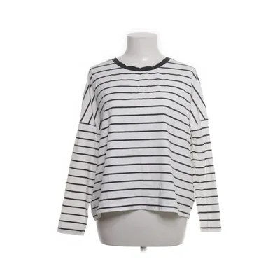 Long sleeve T-shirt (White, Black) from COS Cotton, Elastane