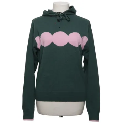 Hættetrøje (Grøn, Pink) fra Marimekko x Uniqlo Kashmir, Uld