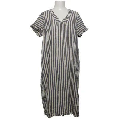 Robe (Bleu, Beige) de McVerdi Coton, Élasthane, Lin
