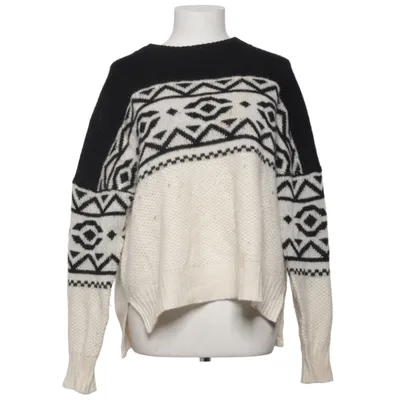 Sweater (Sort, Hvid) fra Aqua Cashmere Kashmir