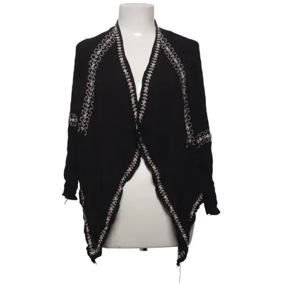 Cardigan (Black, Multicolored) from Bershka Premium Outerwear Viscose
