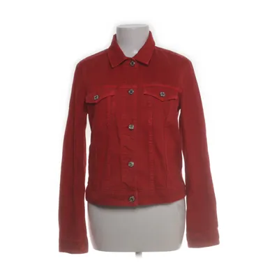 Spijkerjas (Rood) van Mango Denim Katoen