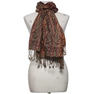 Shawl (Brown, Multicolored) from Pashmina Silk