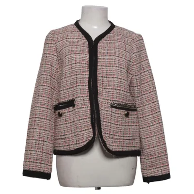Blazer (Pink, Multicolored) from Zara Basic Acrylic, Cotton, Polyester
