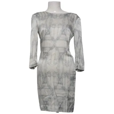 Dress (Gray, White) from WHYRED Elastane, Silk