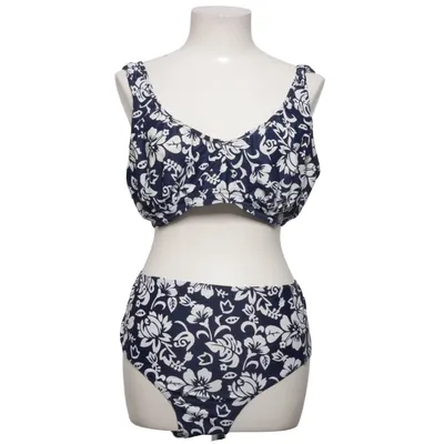 Bikini (Blue, White) Elastane, Polyamide