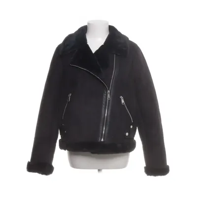 Shearlingjacka (Svart) från New Look Polyester, Polyuretan, Viskos