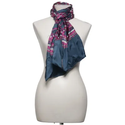 Shawl (Blue, Purple, Multicolored) from Beck Söndergaard Silk