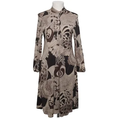 Kjole (Beige, Sort) fra Maliparmi Silke