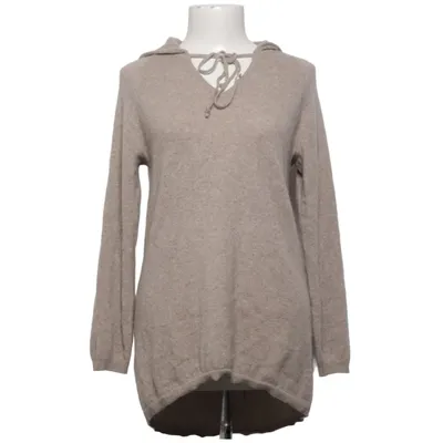 Capuchon sweater (Beige) van PLY Cashmere Kasjmier, Konijnenbont