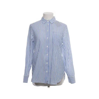 Skjorte (Blå, Hvid) fra H&M Bomuld