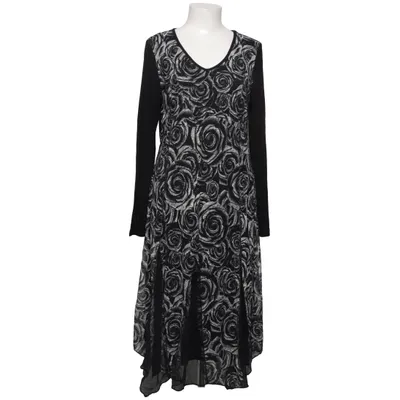 Kjole (Sort, Hvid) fra Shape Elastan, Polyamid, Viscose