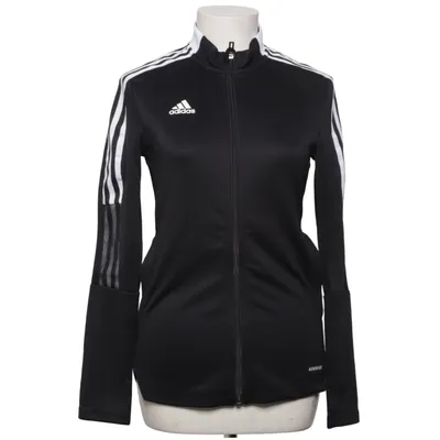 Træningsjakke (Sort, Hvid) fra Adidas Polyester