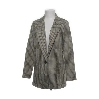Blazer (Brun, Sort, Hvid) fra H&M Elastan, Polyester, Viscose