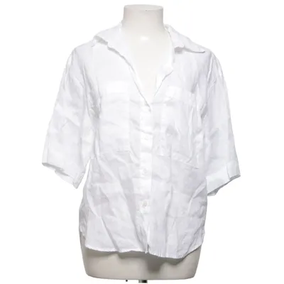 Chemise à manches courtes (Blanc) de H&M Premium Quality Lin