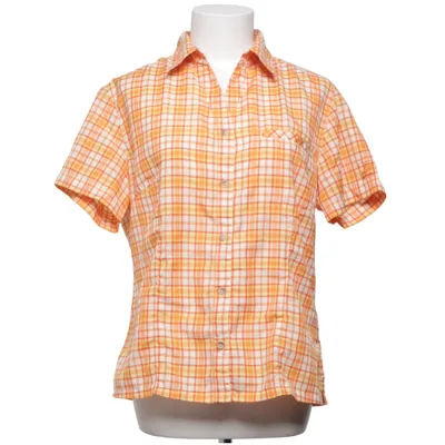 Kortärmad skjorta (Orange, Vit, Flerfärgad) från Just Nature Polyester