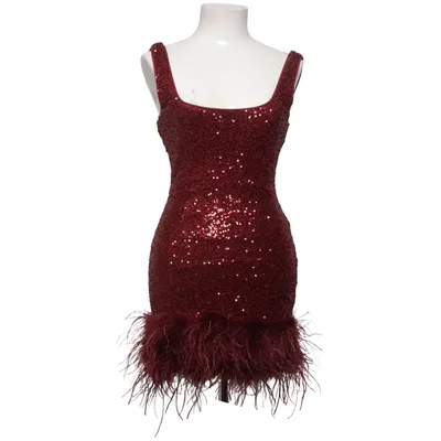 Cocktail dress (Red) from Club London Elastane, Feather, Polyester