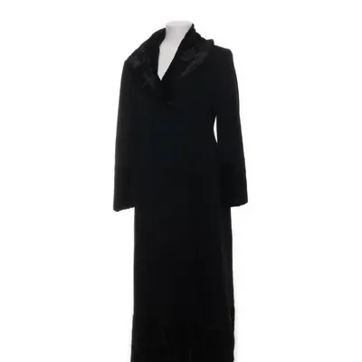 Coat (Black) from Nicowa Cashmere, Cotton, Polyamide, Viscose, Wool
