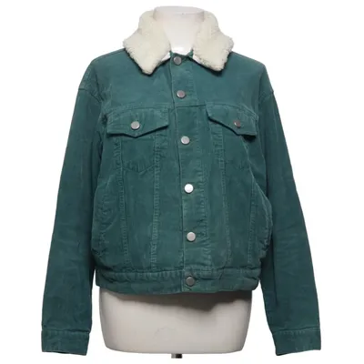 Veste en jeans fourrée (Vert) de ASOS Denim Coton, Polyester