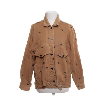 Denim jacket (Brown) from Kaycee Cotton