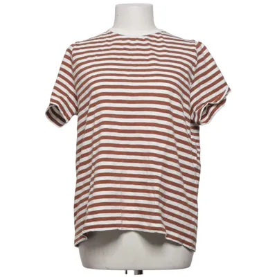 T-shirt (Brun, Vit) från Basic Apparel Ekologisk bomull