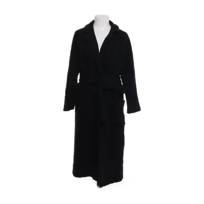 Frakke (Sort) fra Ganni Polyester, Uld