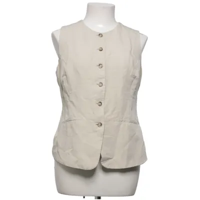 Gilet de costume (Beige) de Cubus Lin, Polyester recyclé, Viscose