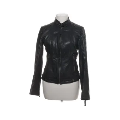 Läderjacka (Svart) från Gipsy Bomull, Skinn, Polyester