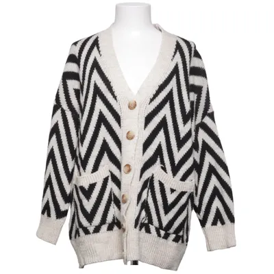 Cardigan (Noir, Beige) de Estee Brown