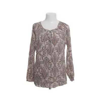 Bluse (Beige, Sort, Pink) fra Charlotte Sparre Elastan, Silke