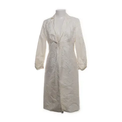 Frakke (Hvid) fra Vera Mont Polyester, Silke